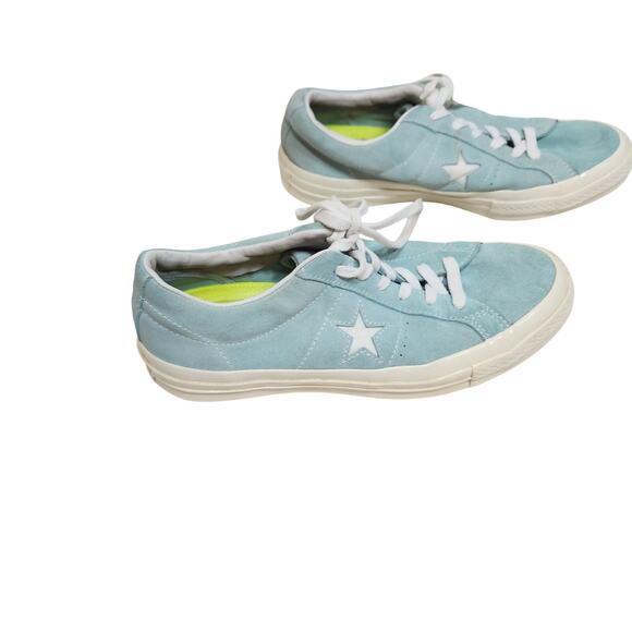 Converse One Star Ox x Golf Wang Le Fleur Clearwater Blue Sneakers Size 7 - Picture 1 of 5